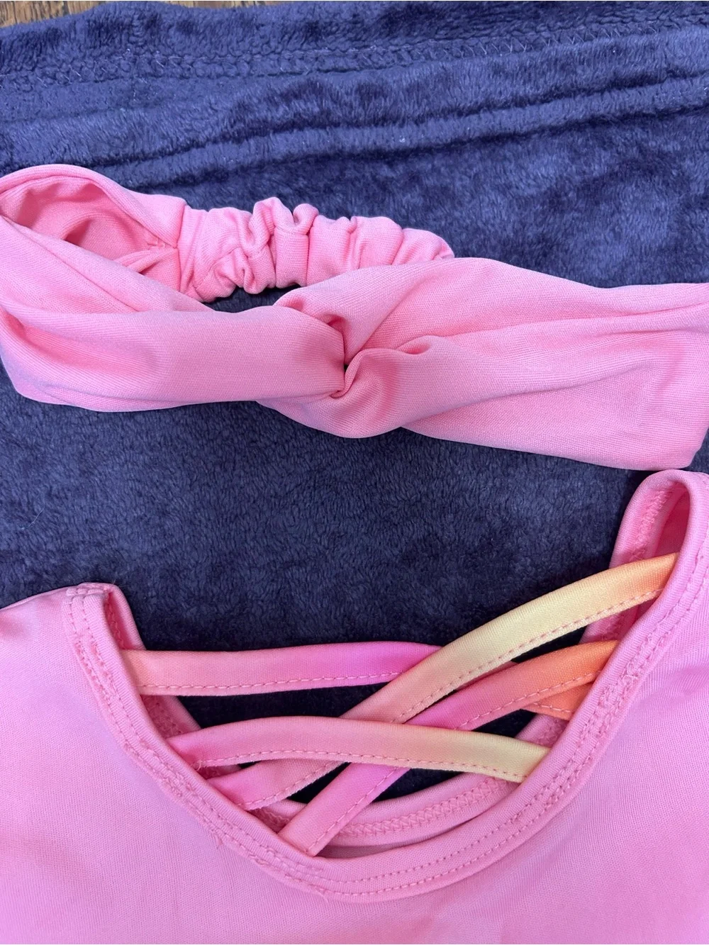 Body Glove Pink and Orange Girls Skort Set